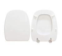 Abattant WC BRIO KERASAN compatible laqué blanc brillant polyester