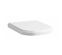 Abattant WC classique Laufen Lb3 H8956813000001 blanc , avec couvercle, mécanisme de fermeture amortie, charnières chromées
