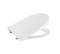 Abattant WC compact frein de chute déclipsable supralit double laqué rond ROCA Inspira round blanc brillant