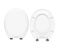 Abattant WC compatible avec Duraplus Duravit thermodurcissable Blanc by HYDRO HOME