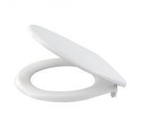 Abattant WC déclipsable en Duroplast avec traitement anti bactérien, Blanc (A601)