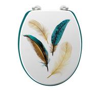 Abattant WC Déco ""Plumiss"" 46cm Multicolore