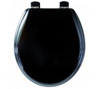 Abattant wc double - Tradition - Noir OLFA