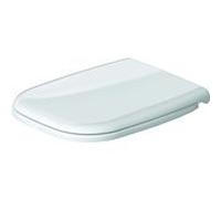 Abattant WC Duravit D-Code Compact 0067310099 sans fermeture amortie, charnières en acier inoxydable, blanc