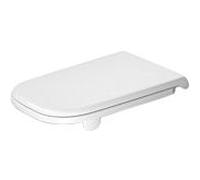 Abattant WC Duravit D-Code Vital 0060410000 sans fermeture amortie, blanc brillant