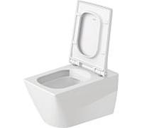 Abattant WC Duravit Design Classics Viu 0021190000 avec fermeture amortie, charnières en acier inoxydable, amovible, blanc