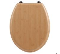 Paris Prix – Siège de toilette MDF – Effet bambou – Universel