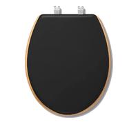 Abattant WC effet bois MODERN COLOR - Noir