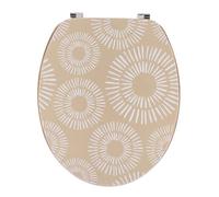Abattant WC en bois 18 pouces - Couvercle Design - Tendance - Ethnic Spirals