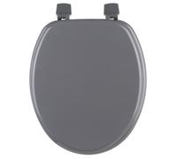 Abattant WC en Bois ""Bathroom"" 43cm Gris