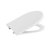 Abattant WC frein de chute déclipsable supralit double laqué rond ROCA Inspira round blanc mat