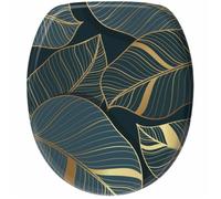 Abattant WC frein de chute soft close Monstera - Finition de haute qualité - Fixation facile