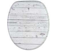 Abattant WC frein de chute soft close - SANILO - Timber - Bois - Finition de haute qualité - Résistant