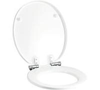 Geberit WC siège 575210000 blanc , charnières en acier inoxydable, avec mécanisme de fermeture amortie, avec couvercle