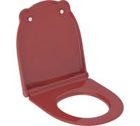 Abattant WC Geberit Bambini pr enfants avec poignées fermeture ralentie rouge - GEBERIT 502.970.FY.1