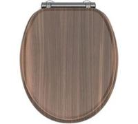Abattant WC GELCO DESIGN 711485 aspect noyer MDF Frein de chute Marron G
