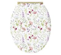 Abattant WC - GELCO DESIGN - Flore - MDF - Soft Close - Charnières métal dorées