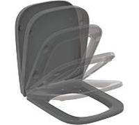 Ideal Standard i.life B siège WC T468358 Gris, enveloppant, soft close