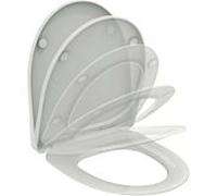 Ideal Standard Abattant WC i.life A T467701, fermeture amortie, enveloppant, blanc brillant