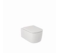 Kludi Resa S cuvette wc avec abattant à descente lente suspendue oui oui blanc mat 27WCSET53