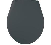 Abattant WC Marina Gris - Polypropylène - Gelco - Déclipsable - Fixation universelle