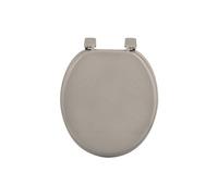 Abattant wc mdf uni charnieres plastique theme vitamine Taupe