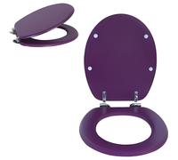 MSV France – Abattant WC CLEO – MDF, charnières inox – Violet