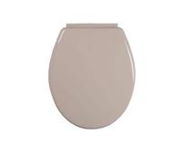 Abattant WC Polypropylène, frein de chute, gris