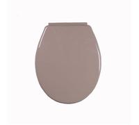 Abattant WC Polypropylène, frein de chute, taupe