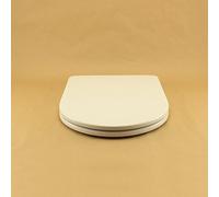 Abattant WC pour Hatria Fusion thermodur Blanc Charnière inoxydable normale ou ralentie Soft Close