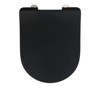 Abattant WC - Premium Sedilo - noir mat - abaissement automatique WENKO