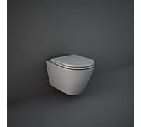 Abattant WC RAK Feeling RSTSC3901503, sandwich, fermeture amortie, gris mat