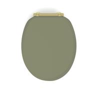 Abattant wc samba mdf kaki déclipsable soft close