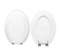 Abattant WC Sculture Hatria compatible laqué blanc brillant polyester
