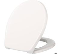 Abattant WC - SIAMP - Mougins - Thermodur - Universel - Antibactérien - Blanc