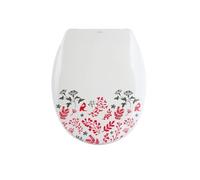 Abattant wc Thermo Dur Motif Floral - Charnières PS MSV