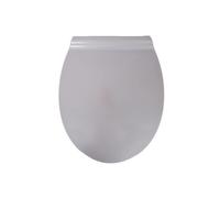 Abattant WC Thermodur fin, frein de chute, déclipsable 1 bouton, gris