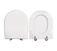 Abattant WC Top qualité compatible avec Vienne Laufen bois revêtu de résine polyester blanc par HYDRO HOME