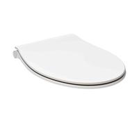 Abattant WC ultra-fin avec fermeture douce SoftClose en Duroplast,fixations invisibles, blanc (EASYSLIM33)