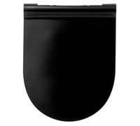 Paris Prix Siège WC SOFT Ultra-Fin semi-circulaire 45 cm Noir