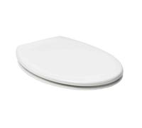 Abattant WC universel avec fermeture douce SoftClose en Duroplast, fixations invisibles, blanc (EASY2233)