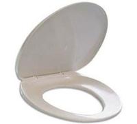 Abattant WC universel en polypropylène blanc 43,5 x 40 x 39 cm G