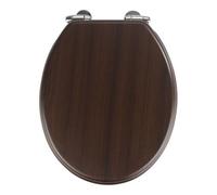 WENKO Abattant WC Wenge abaissement Automatique Marron - Marron foncé