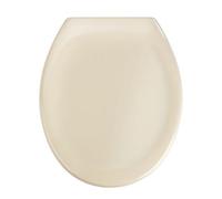 Wenko Abattant WC Ottana Premium Easy-Close antibactérien Fix-Clip inox Duroplast 37,5x44,5 cm Beige