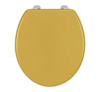 Abattant WC - WENKO - Prima - Jaune Moutarde - MDF - Universel
