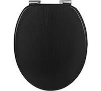 Abattant WC WOLTU en bois MDF. Soft Close avec Frein de Chute . Siège de Toilette Antibactérien Charnières Zinguées.WS2883 G