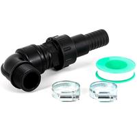 ABAZO - Raccord de pompe pour pompe de jardin, raccord de tuyau, clapet anti-retour pour la pompe, raccordement à un hydrophore, ensemble d'accessoires de pompe, raccord de sortie de pompe 1"FE-FI