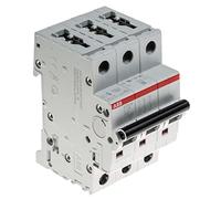 ABB 2 Cds273001r0254 Système Pro M Compact Disjoncteur miniature, triple Pole, Type C, 25 A courant nominal, 88 mm H x 52.5 mm L x 69 mm D