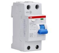 Interrupteur différentiel ABB 2CSF202101R1250 A 2 pôles 25 A 0.03 A 230 V