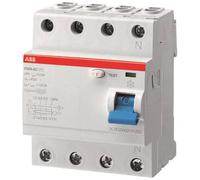 ABB 2CSF204101R1630 F204A-63/0,03 Interrupteur différentiel à courant résiduel A 4 pôles 63 A 0.03 A 230 V